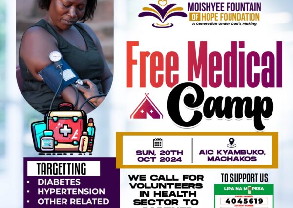 Join Us at the Moishyee Fountain of Hope Foundation Free Medical Camp