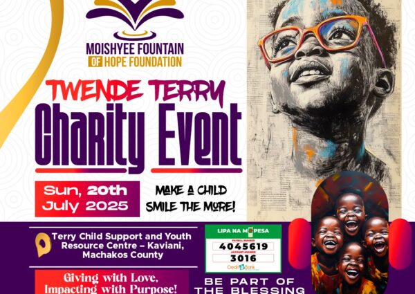 Twende Terry Charity Event Make a Child Smile – Be Part of the Blessing